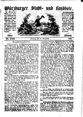 Würzburger Stadt- und Landbote Dienstag 23. November 1858