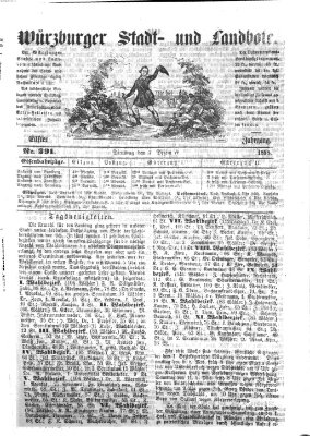 Würzburger Stadt- und Landbote Dienstag 7. Dezember 1858