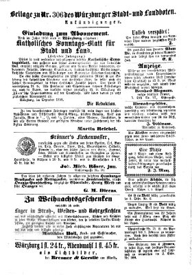 Würzburger Stadt- und Landbote Freitag 24. Dezember 1858