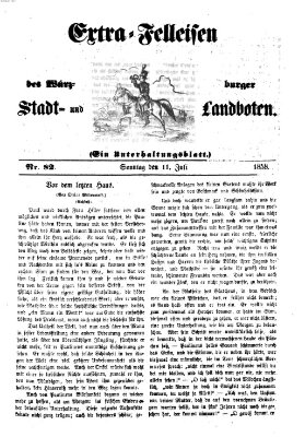 Würzburger Stadt- und Landbote Sonntag 11. Juli 1858