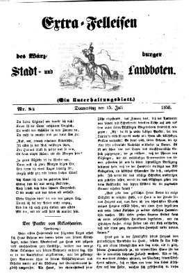 Würzburger Stadt- und Landbote Donnerstag 15. Juli 1858