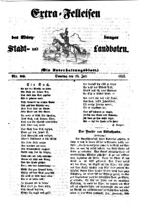 Würzburger Stadt- und Landbote Dienstag 20. Juli 1858