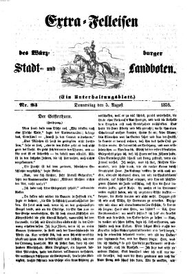 Würzburger Stadt- und Landbote Donnerstag 5. August 1858