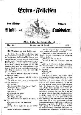 Würzburger Stadt- und Landbote Dienstag 10. August 1858