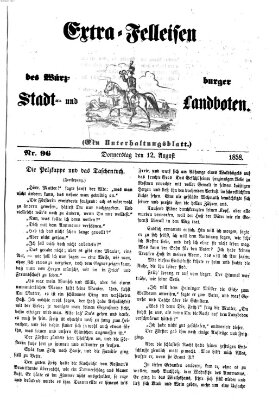 Würzburger Stadt- und Landbote Donnerstag 12. August 1858