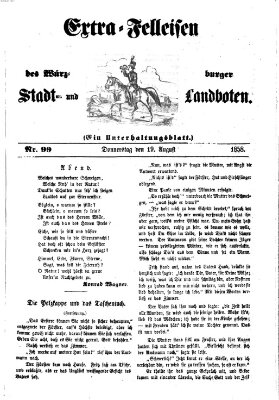 Würzburger Stadt- und Landbote Donnerstag 19. August 1858