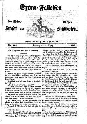 Würzburger Stadt- und Landbote Sonntag 22. August 1858