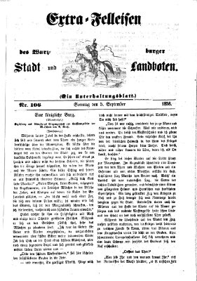 Würzburger Stadt- und Landbote Sonntag 5. September 1858