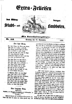 Würzburger Stadt- und Landbote Sonntag 19. September 1858