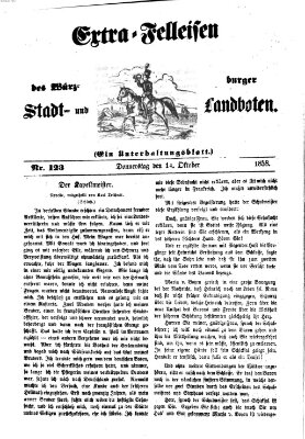 Würzburger Stadt- und Landbote Donnerstag 14. Oktober 1858