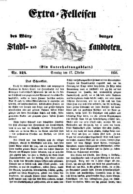 Würzburger Stadt- und Landbote Sonntag 17. Oktober 1858