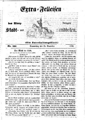 Würzburger Stadt- und Landbote Donnerstag 25. November 1858