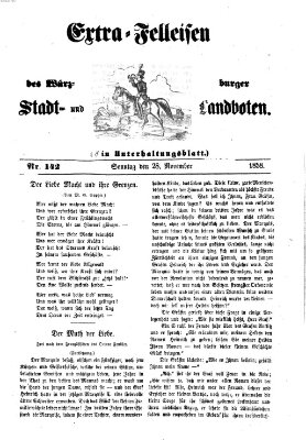 Würzburger Stadt- und Landbote Sonntag 28. November 1858