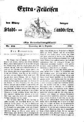 Würzburger Stadt- und Landbote Donnerstag 2. Dezember 1858