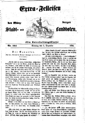 Würzburger Stadt- und Landbote Sonntag 5. Dezember 1858