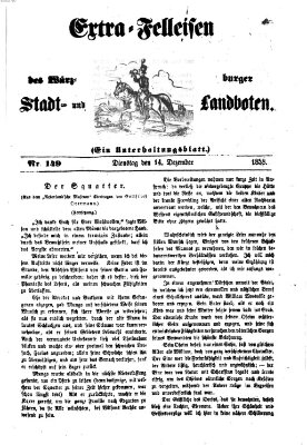 Würzburger Stadt- und Landbote Dienstag 14. Dezember 1858