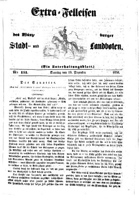 Würzburger Stadt- und Landbote Sonntag 19. Dezember 1858