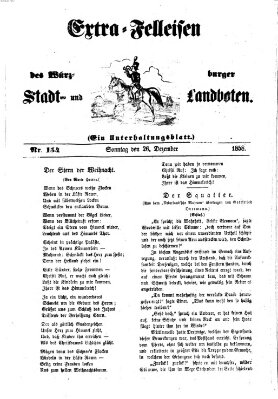 Würzburger Stadt- und Landbote Sonntag 26. Dezember 1858