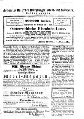 Würzburger Stadt- und Landbote Samstag 19. März 1859