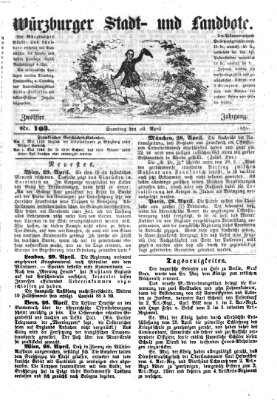 Würzburger Stadt- und Landbote Samstag 30. April 1859