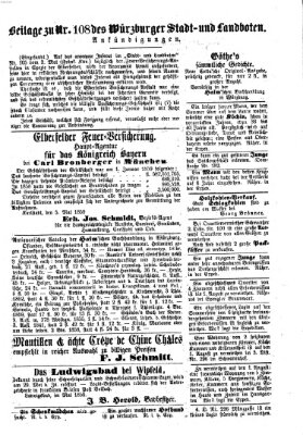 Würzburger Stadt- und Landbote Freitag 6. Mai 1859