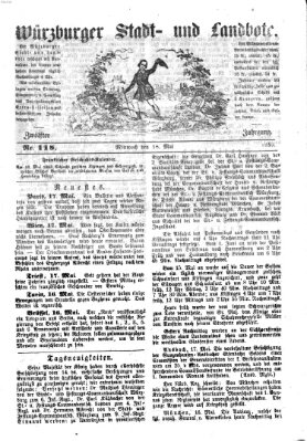 Würzburger Stadt- und Landbote Mittwoch 18. Mai 1859