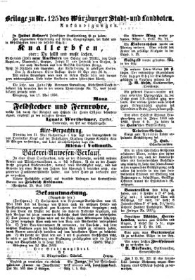 Würzburger Stadt- und Landbote Donnerstag 26. Mai 1859