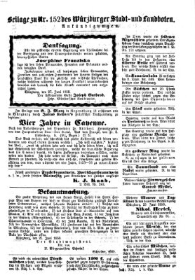 Würzburger Stadt- und Landbote Dienstag 28. Juni 1859