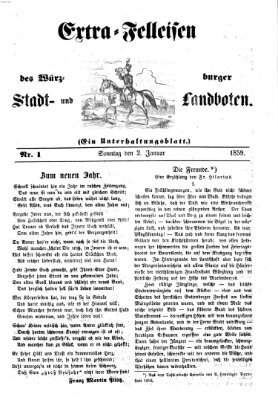 Würzburger Stadt- und Landbote Sonntag 2. Januar 1859