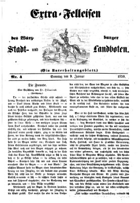 Würzburger Stadt- und Landbote Sonntag 9. Januar 1859