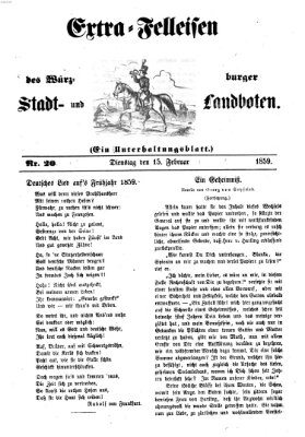 Würzburger Stadt- und Landbote Dienstag 15. Februar 1859