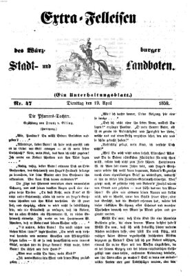 Würzburger Stadt- und Landbote Dienstag 19. April 1859