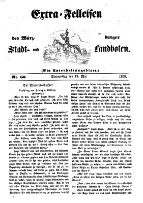 Würzburger Stadt- und Landbote Donnerstag 19. Mai 1859