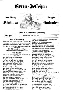 Würzburger Stadt- und Landbote Donnerstag 26. Mai 1859