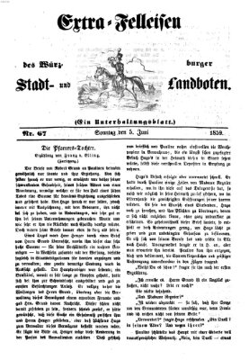 Würzburger Stadt- und Landbote Sonntag 5. Juni 1859