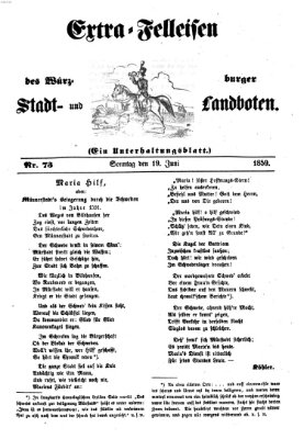 Würzburger Stadt- und Landbote Sonntag 19. Juni 1859