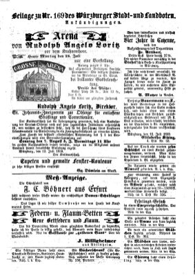 Würzburger Stadt- und Landbote Montag 18. Juli 1859