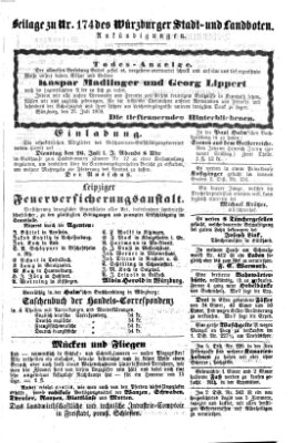 Würzburger Stadt- und Landbote Samstag 23. Juli 1859