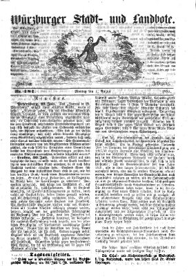 Würzburger Stadt- und Landbote Montag 1. August 1859