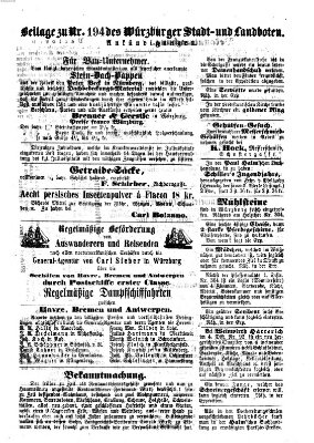 Würzburger Stadt- und Landbote Dienstag 16. August 1859