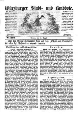 Würzburger Stadt- und Landbote Dienstag 23. August 1859