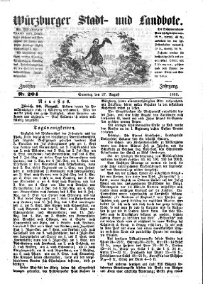 Würzburger Stadt- und Landbote Samstag 27. August 1859