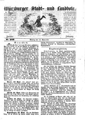 Würzburger Stadt- und Landbote Montag 26. September 1859