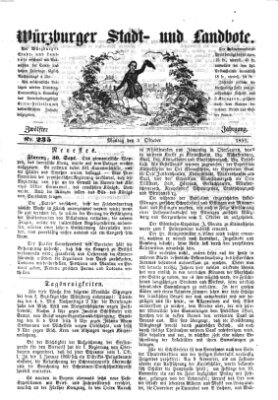 Würzburger Stadt- und Landbote Montag 3. Oktober 1859