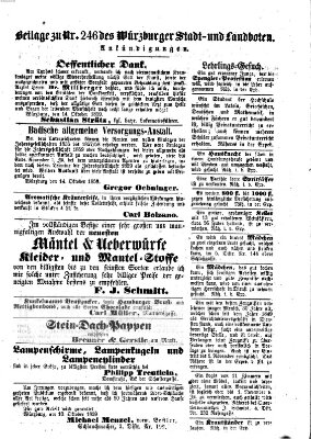 Würzburger Stadt- und Landbote Samstag 15. Oktober 1859