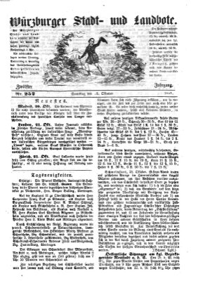 Würzburger Stadt- und Landbote Samstag 22. Oktober 1859