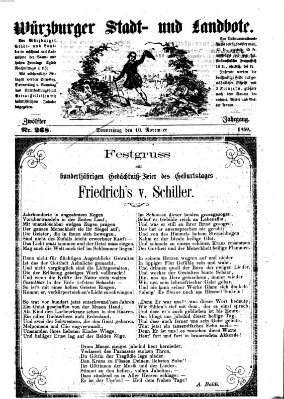 Würzburger Stadt- und Landbote Donnerstag 10. November 1859