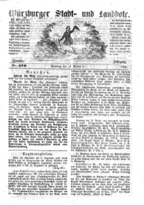 Würzburger Stadt- und Landbote Samstag 12. November 1859