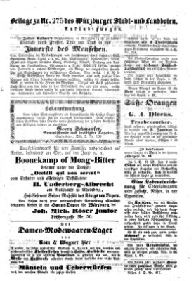 Würzburger Stadt- und Landbote Freitag 18. November 1859