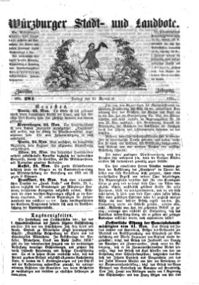 Würzburger Stadt- und Landbote Freitag 25. November 1859